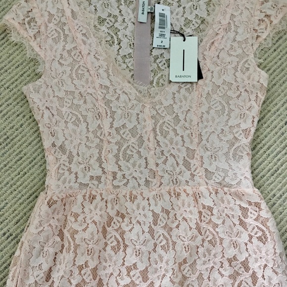 Aritzia Babaton Tobias NEW dress blush pink s.2 - Picture 2 of 3